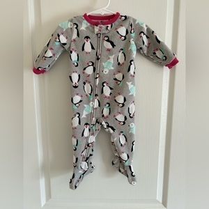 Carters Puffin/Seal Print Fleece Baby Pajamas 6M‌‌‌‌‌‌‌‌‌‌‌‌‌‌‌‌‌‌‌‌‌‌…‌‌‌‌‌‍‍‌